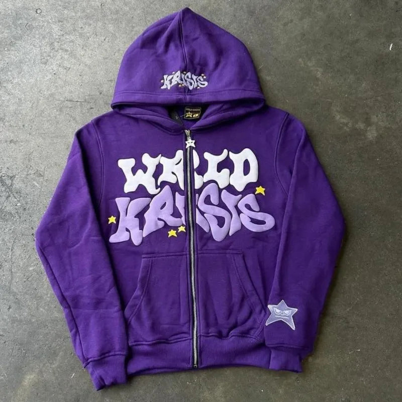 Y2K Zip Up Hoodie