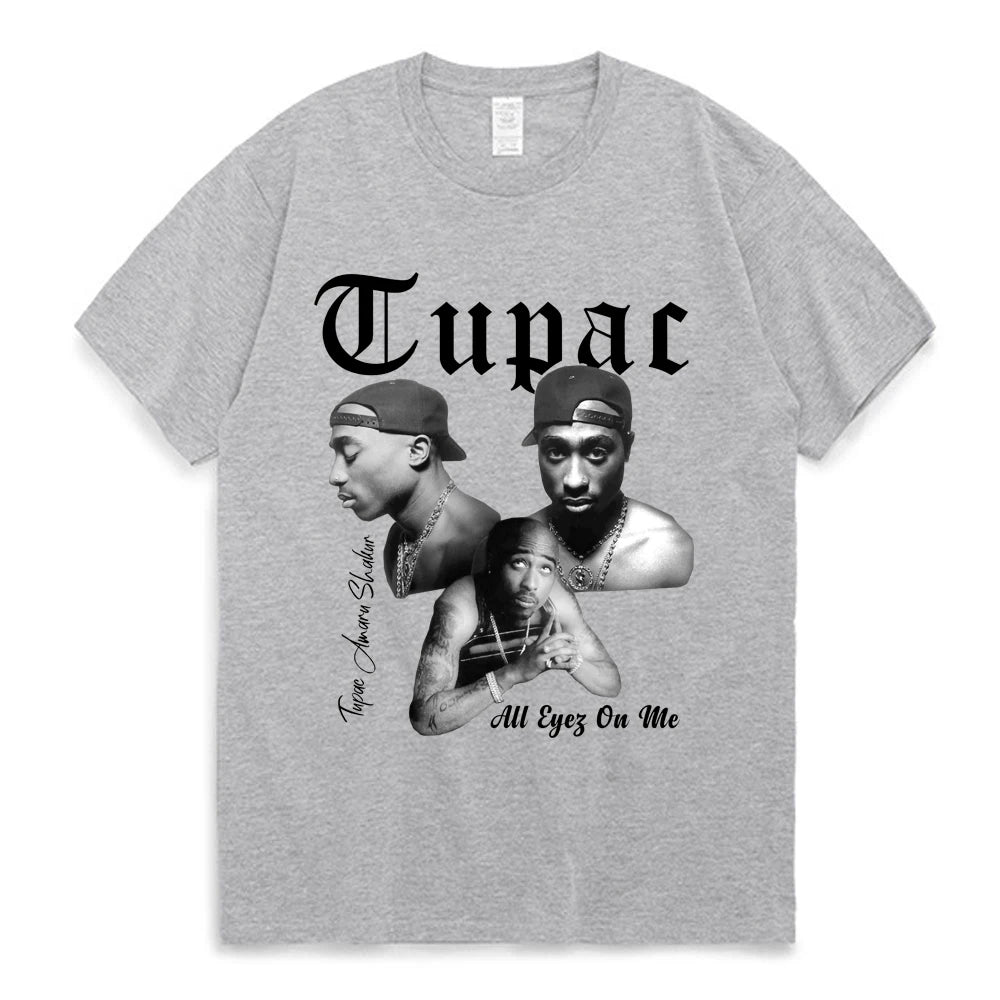 Tupac 圖案 T 卹