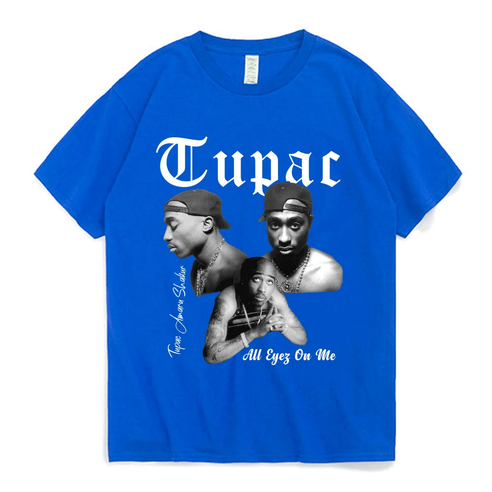 Tupac 圖案 T 卹