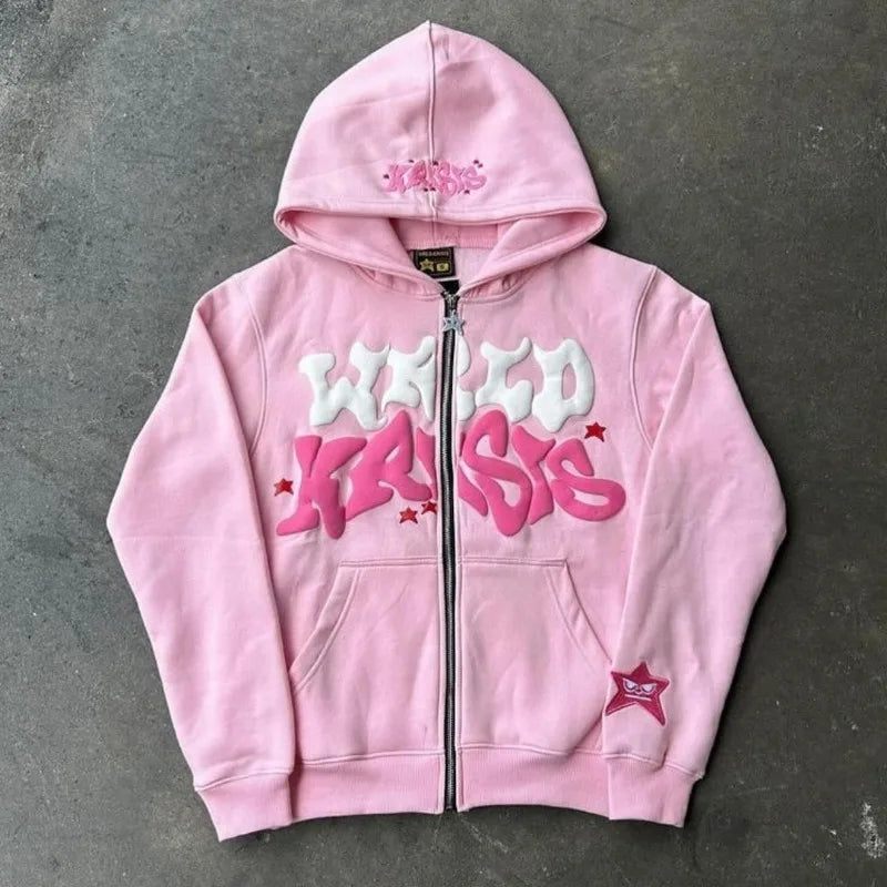 Y2K Zip Up Hoodie