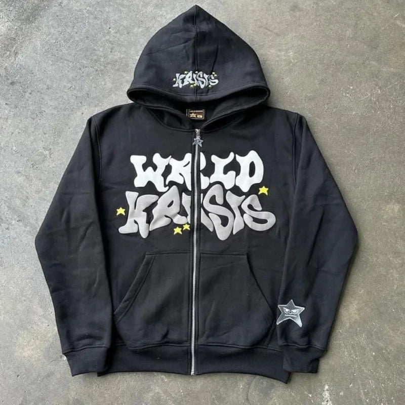 Y2K Zip Up Hoodie