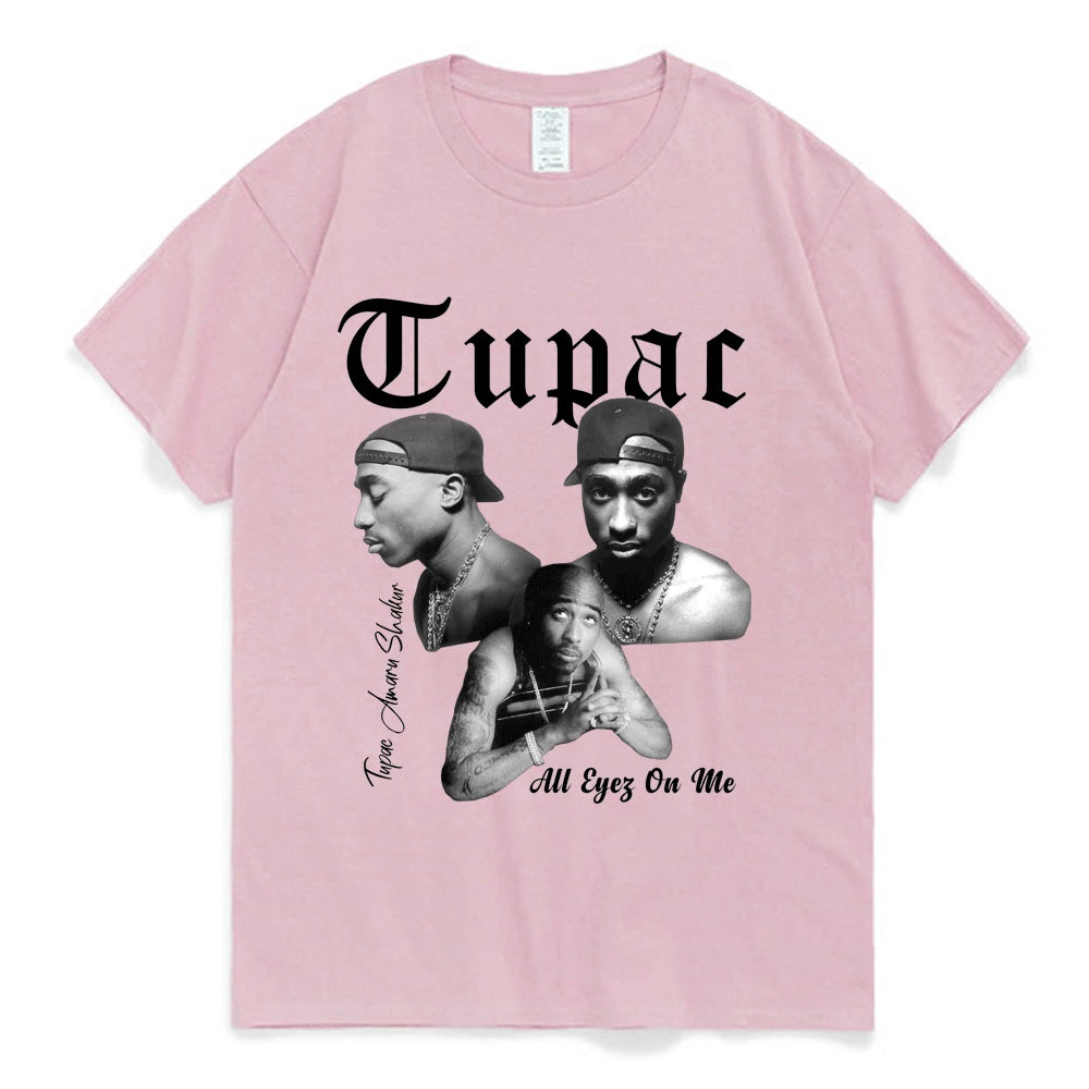 Tupac 圖案 T 卹