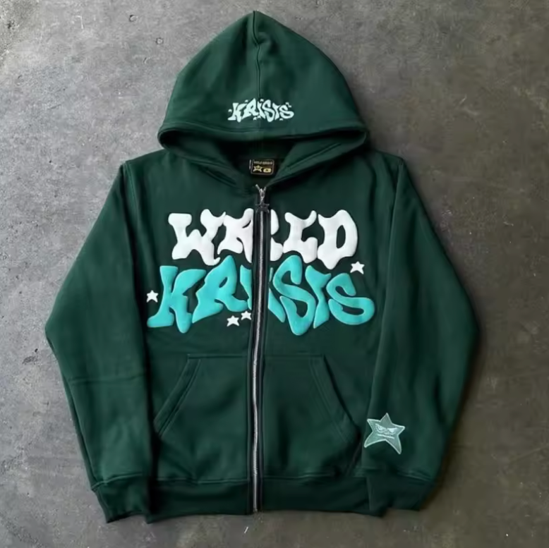 Y2K Zip Up Hoodie