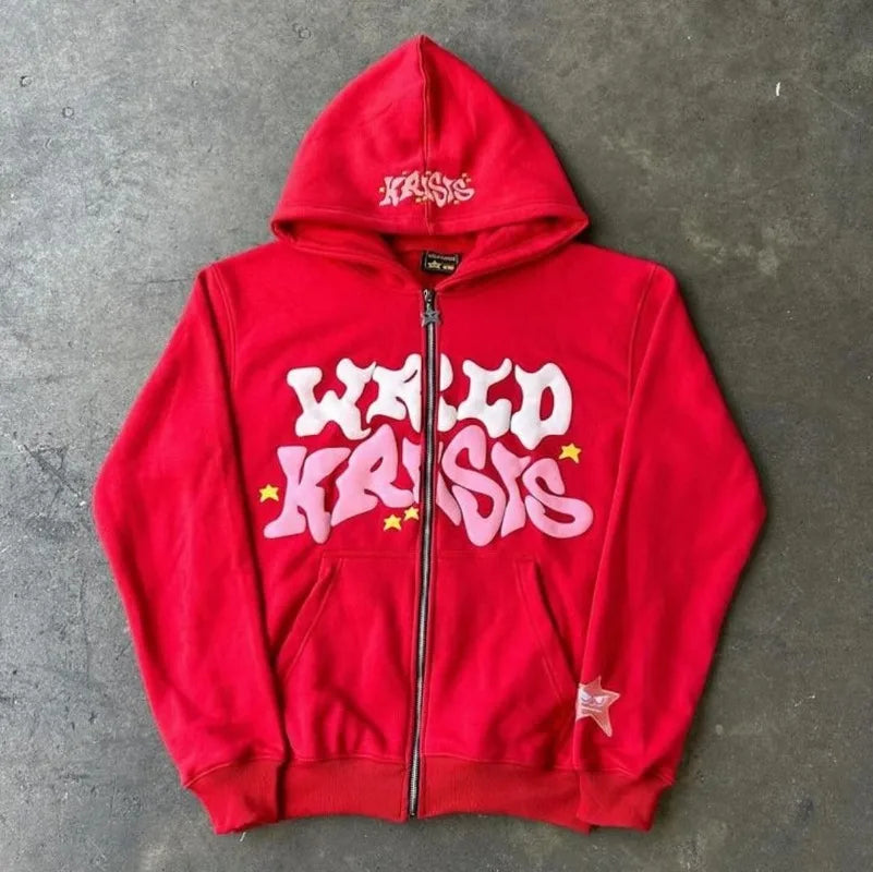 Y2K Zip Up Hoodie