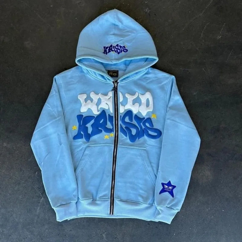 Y2K Zip Up Hoodie