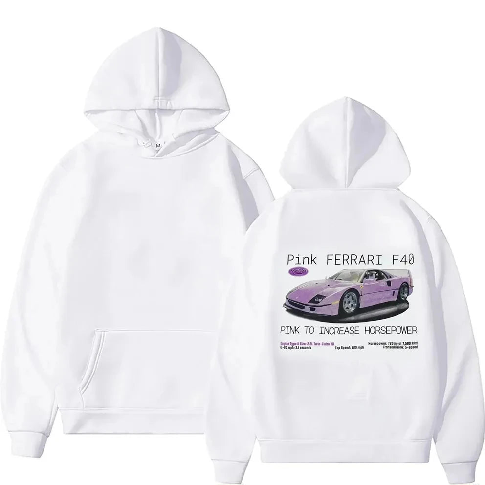 Casual Sports Car Hoodie